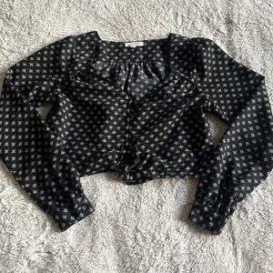 Urban Outfitters print blouse